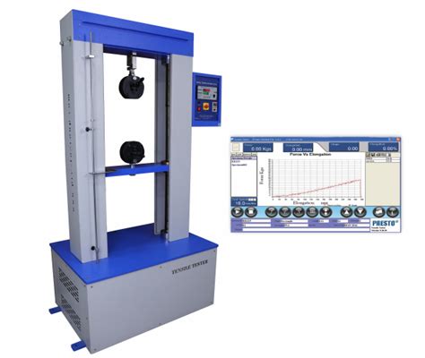 presto digital tensile testing machine